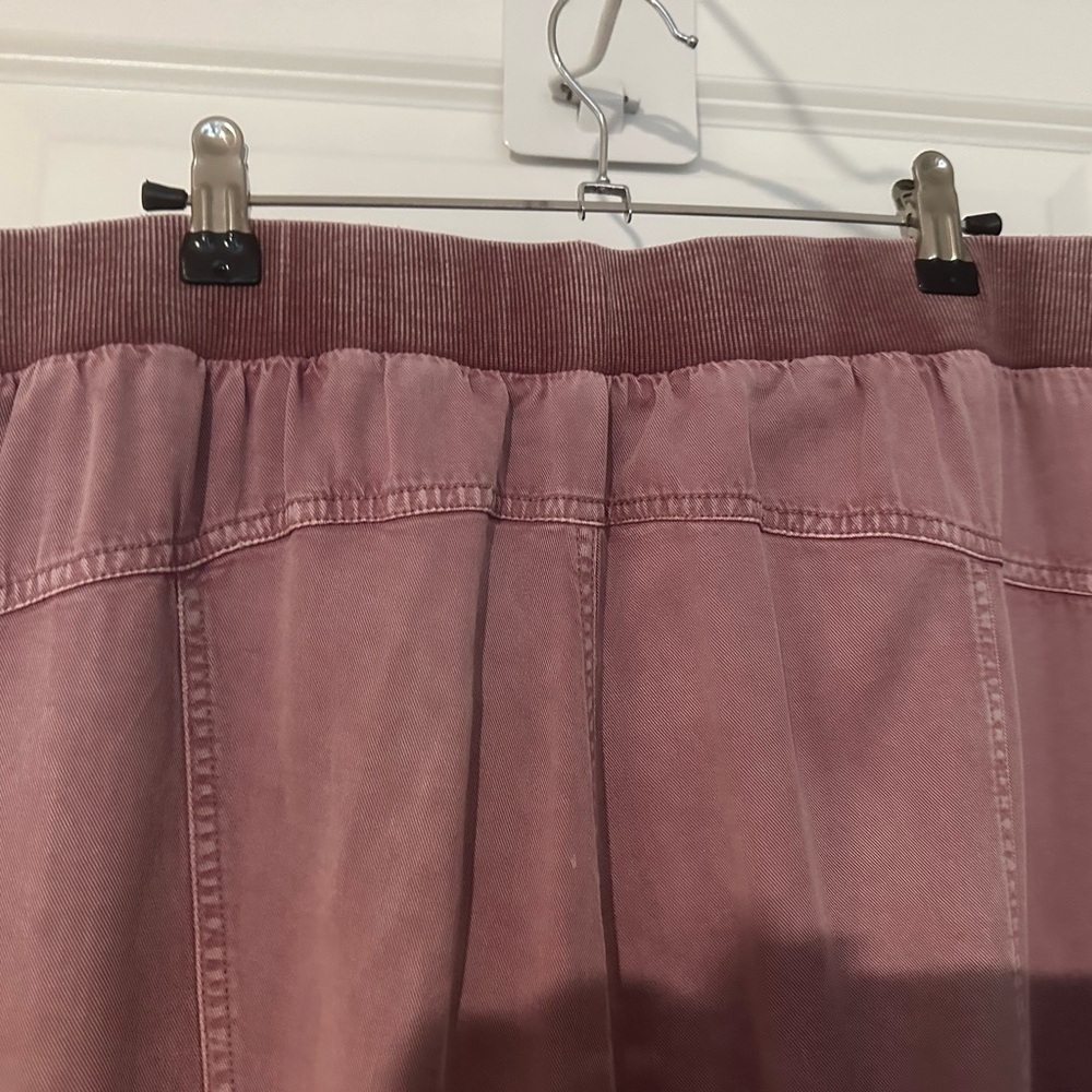 Anthropologie Mauve Pleated Pants